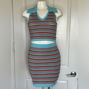 Wild fable skirt and top set top size small skirt size med